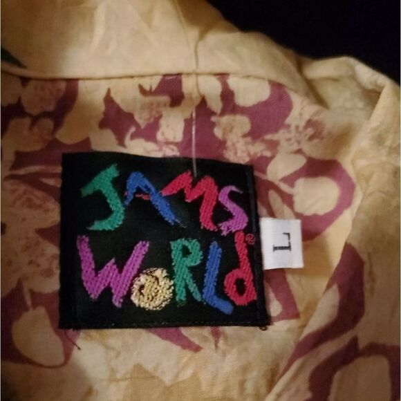 Vtg. NWT Jams World Aloha Shirt Short Set L - Picture 6 of 11